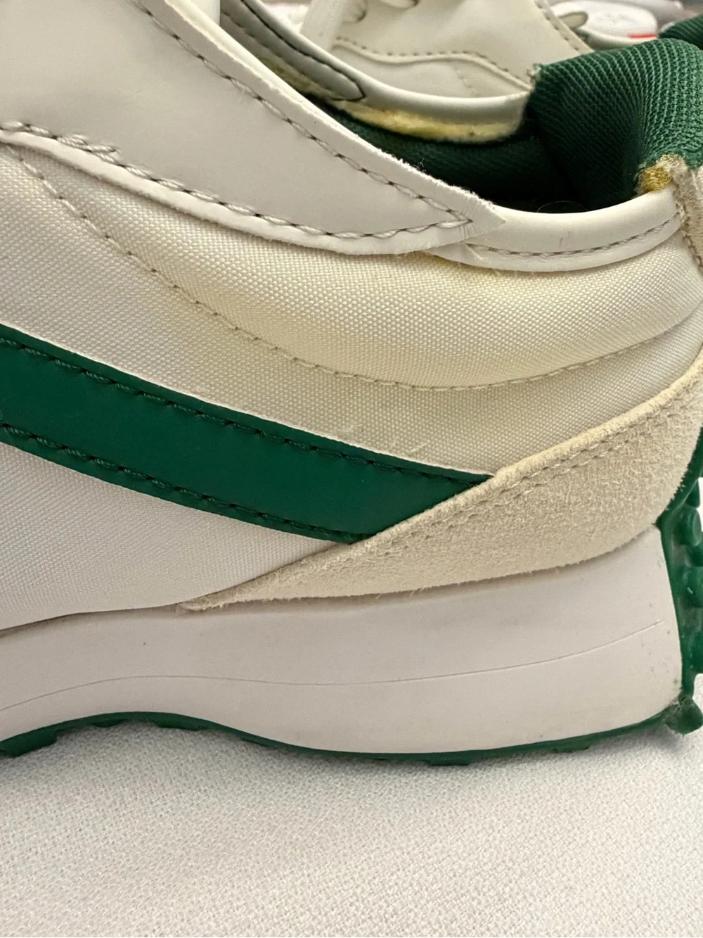 Steve Madden Campo White Green Sneakers Women’s 9.5
